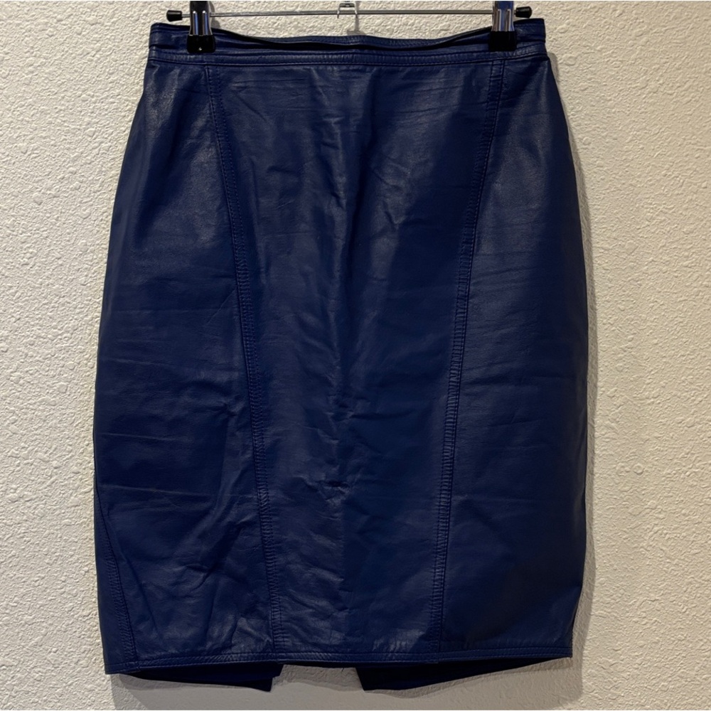 🖤90s leather pencil‎ skirt